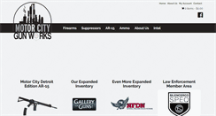 Desktop Screenshot of motorcitygunworks.net